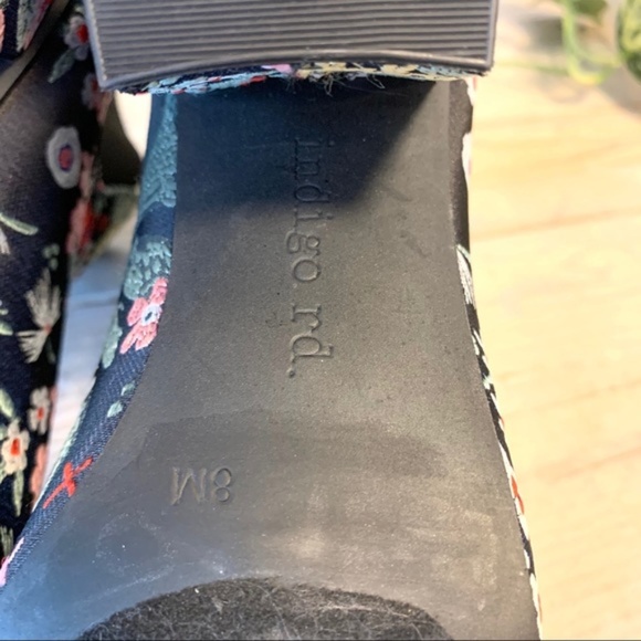 Indigo Rd Block Heel Embroidered Ankle Booties - Picture 5 of 6